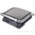 Kontakt Grill-BBQ-Grill-Sandwichpresse Panini-Hersteller mit Aluminiumhebel-LED-Anzeige elektrischer Grill